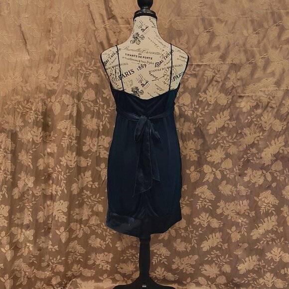 Roberta Blue Mini Bubble Style Cocktail Dress, Size L, Excellent Used Condition! - Picture 2 of 6